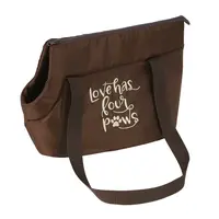 Akinu HUGS Taška Econ pro psy hnědá 25 x 40 x 30 cm