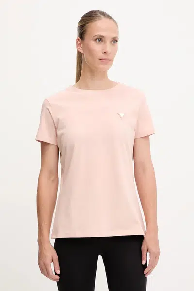 Tričko Guess COLETTE dámské, růžová barva, V4YI09 J1314