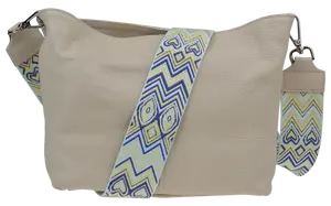 NovaKabelka.cz Batilda Beige Crema s přídavným popruhem