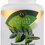 GOLDEN NATURE Resveratrol 98 % 100 kapslí