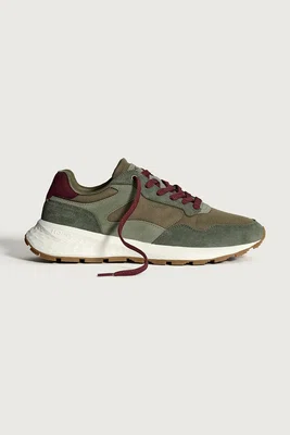Tenisky Hoff CITY MKII KHAKI pánské, zelená barva, 22535610