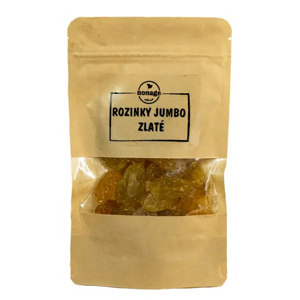 NONAGE Rozinky jumbo zlaté 750 g