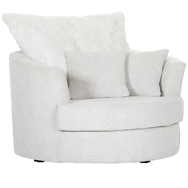 Carryhome KŘESLO, textil, bílá