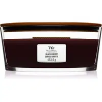 Woodwick Black Cherry vonná svíčka s dřevěným knotem (hearthwick) 453 g