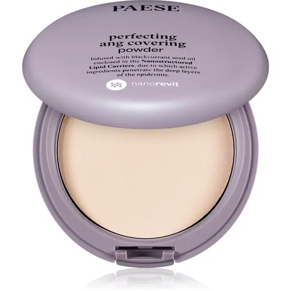 Paese Nanorevit matující pudr pro citlivou pleť odstín 02 Porcelain 9 g