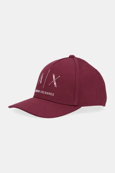 Bavlněná baseballová čepice Armani Exchange