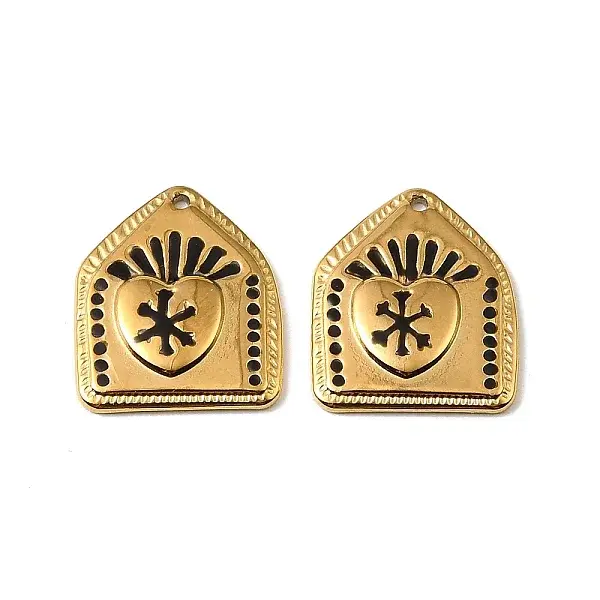 304 Stainless Steel Enamel Pendants