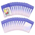 40Pcs Rectangle Glitter Holographic Plastic Resealable Packaging Bags