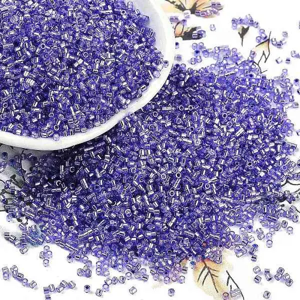 Baking Paint Silver Lined Glass Seed Beads
