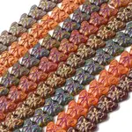Painted Glass Beads Strands