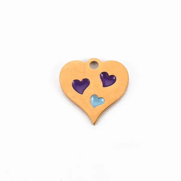304 Stainless Steel Enamel Charms