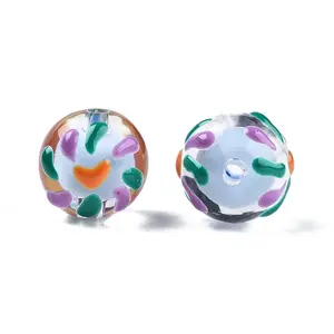 Transparent Acrylic Enamel Beads