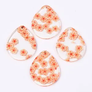 Transparent Clear Cellulose Acetate(Resin) Pendants
