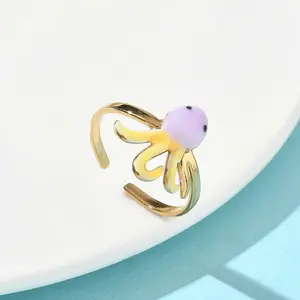 Ocean 304 Stainless Steel Cuff Open Rings