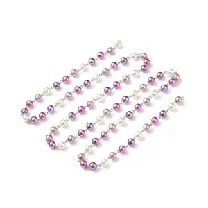 Handmade Glass Pearl Beaded Chain