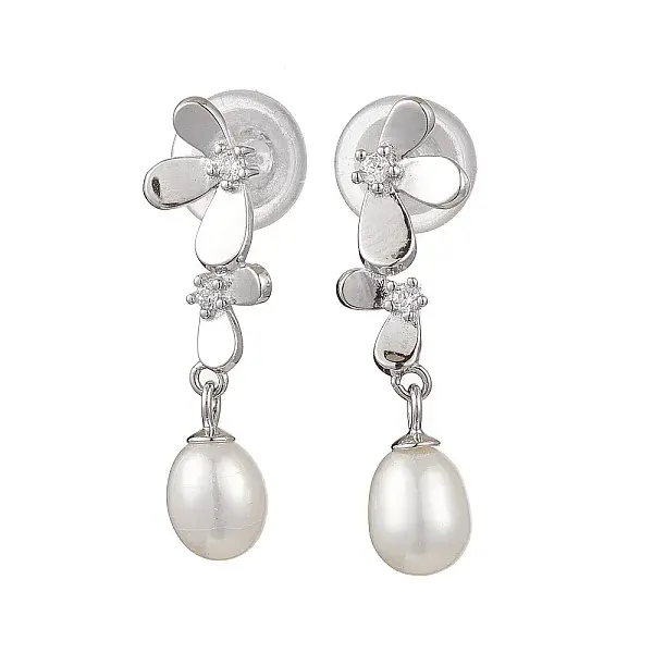 Natural Pearl Ear Studs