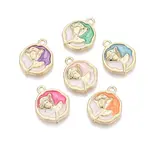Alloy Enamel Pendants
