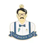 Father's Day Alloy Enamel Pendants