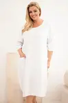 Kesi Plus Size šaty z viskózy s kapsami