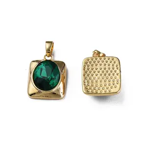 Brass Cubic Zirconia Pendants