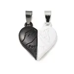 Alloy Enamel Split Pendants