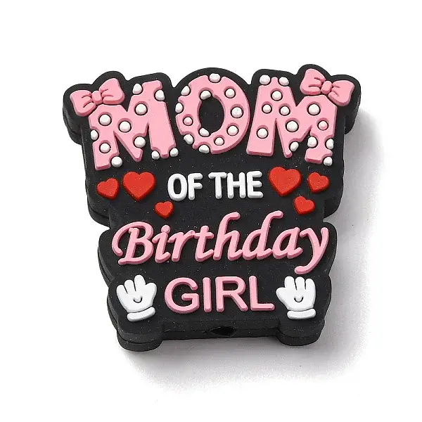 Mother's Day Silicone Focal Beads