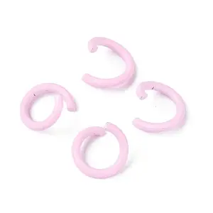Spray Painted Iron Open Jump Rings