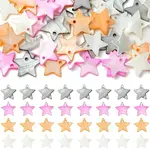50Pcs Dyed Natural Shell Star Charms