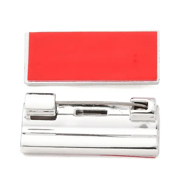Plastic Adhesive Back Bar Pins with Iron Pins