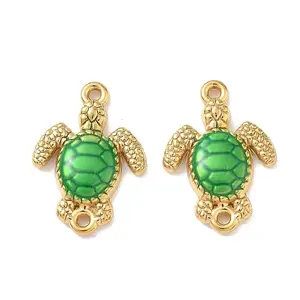 304 Stainless Steel Enamel Connector Charms