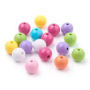 Round Acrylic Beads