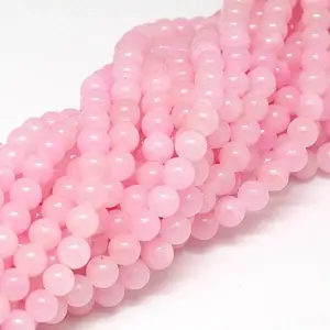Natural Yellow Jade Beads Strands
