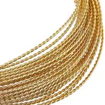 Twisted Round Brass Wire