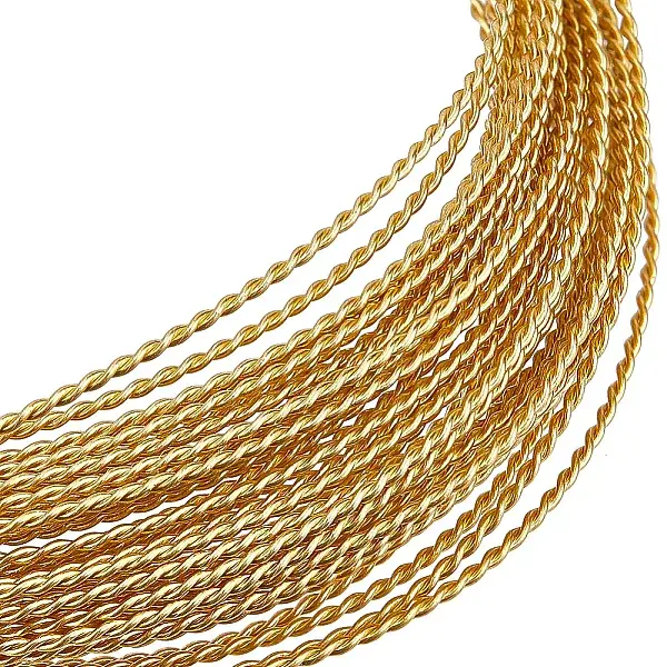 Twisted Round Brass Wire
