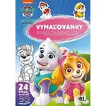 Maľovanky A4 so samolepkami Labková patrola