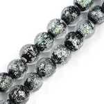 Handmade Gold Foil Lampwork Beads Strands