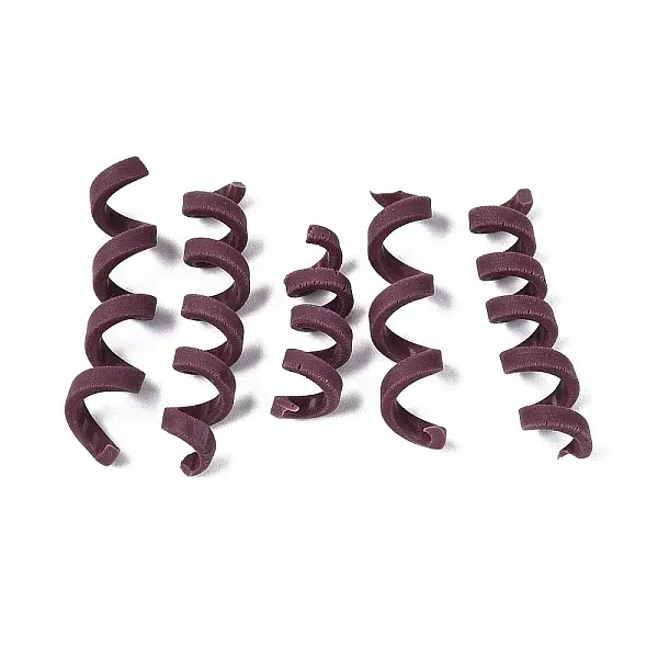 Handmade Polymer Clay Spiral Cabochons
