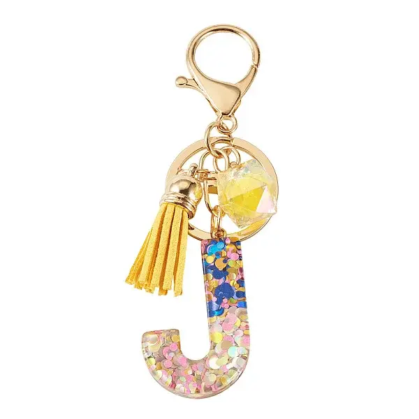 Alloy Resin Polygon Keychains