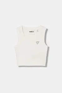 Guess crop top dětské z viskózy