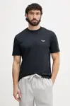 BOSS tričko pánské s příměsí lnu BOSS X ASTON MARTIN