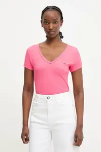 Tommy Jeans tričko dámské bavlněné s elastanem