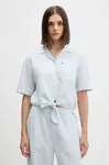 Tommy Jeans košeľa dámska s ľanom