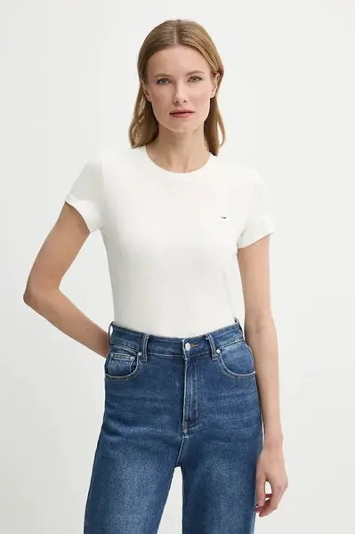 Tommy Jeans basic tričko dámské bavlněné