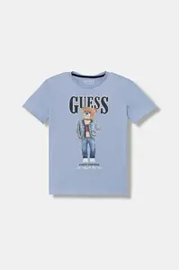 Guess Dětské bavlněné tričko Guess