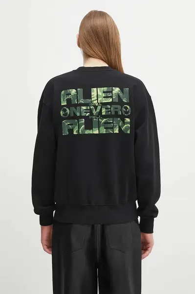 No Problemo Bavlněná mikina No Problemo Alien Shall Not Sweatshirt
