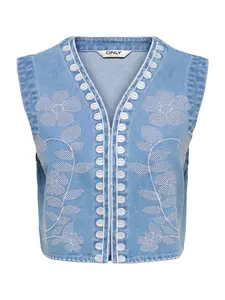 ONLY Vesta 'ONLNoella'  modrá denim / biela