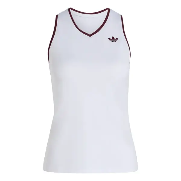 ADIDAS PERFORMANCE Športový top 'Classics'  bordová / biela