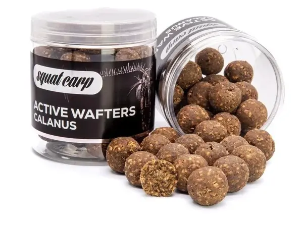 Squat carp vyvážené boilies active wafters calanus - 150 g 24 mm
