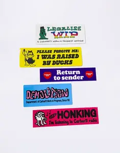 Carhartt WIP Bumper Sticker Pack Multicolor