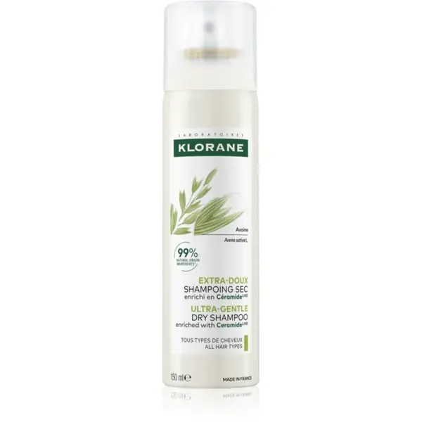 Klorane Oves jemný suchý šampon s ceramidy 150 ml